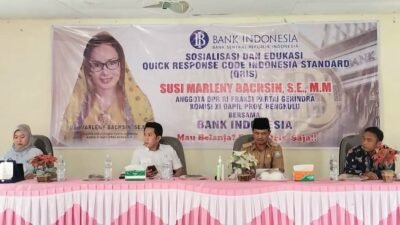 Bank Indonesia Bersama Susi Marleny Bachsin Sosialisasikan Kemudahan Transaksi Menggunakan QRIS