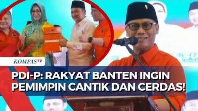 Resmi Dukung Airin-Ade di Pilgub Banten, PDI-P: Rakyat Mau Punya Pemimpin Cantik dan Cerdas!