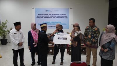 PT. Angkasa Pura Indonesia Dorong Pencegahan Stunting di Bengkulu