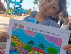 Asyiknya Mengikuti Lomba Mewarnai di Tirta Amerta Waterpark