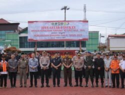 Apel Gelar Pasukan Operasi Ketupat Nala-2025 di Polres Rejang Lebong