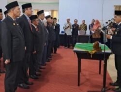 Wabup Hendri Praja Lantik Sejumlah Kadis dan Kaban Definitif di Rejang Lebong