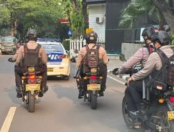 Ciptakan Rasa Aman Polisi Kembali Laksanakan Patroli Skala Besar di Jakarta