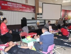 Polda Bengkulu Gelar Donor Darah Wujudkan Semangat Humanis di Hari Jadi Humas Polri ke-74