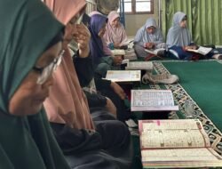 BKM Darussalam Air Bang Ajak Ibu-ibu dan Remaja Dini Tingkatan Kemampuan Mengaji