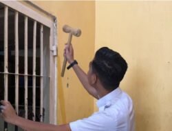 Waspada Sejak Dini Lapas Curup Cek Seluruh Tralis Hunian