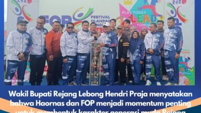 Wabub Rejang Lebong Buka Gebyar Haornas dan FOP 2025