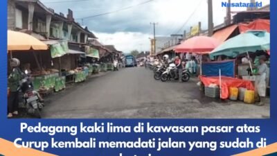 Dishub dan Satgas Akan Tertibkan Pedagang Kaki Lima di Pasar Atas Curup 