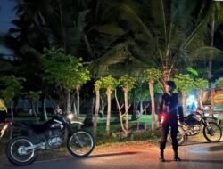 Patroli Dini Hari Brimob Polda Bengkulu Pastikan Lingkungan Warga Tetap Aman