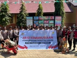 Polri dan Warga Bersinergi Pulihkan Pascabanjir di Pidie Jaya