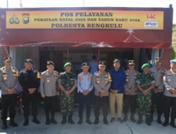Jelang Nataru, Kapolda Bengkulu Cek Langsung Pelayanan dan Pengamanan di Pos Yan Gerbang Tol Bengkulu