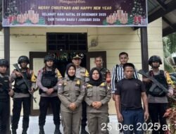 Jamin Keamanan Natal 2025, Personel Brimob Polda Bengkulu Laksanakan Patroli Terpadu