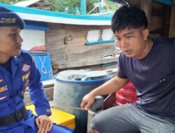 Ditpolairud Polda Bengkulu Laksanakan Patroli Menggunakan Kapal Polisi XXVII-2001 di Perairan di Pulau Baai
