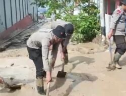 Hujan Lebat Picu Longsor di Agam, Polsek Tanjung Raya Siaga di Lokasi Bencana