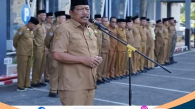 Apel Perdana 2026, Wagub Bengkulu Minta ASN Tingkatkan Kinerja dan Pelayanan Publik