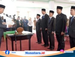Belum Sebulan Dicopot Dari Plt, Zakaria Effendi Kembali Dilantik Jadi Kadisdikbud Definitif Rejang Lebong