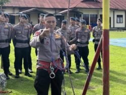 Batalyon A Pelopor Brimob Bengkulu Latihan SAR Prusiking untuk Hadapi Medan Sulit