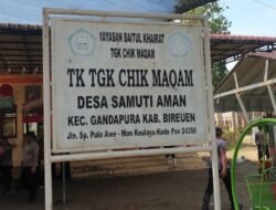 Pulihkan Sekolah Pascabanjir, Polres Bireuen Gotong Royong Bersihkan TK di Gandapura