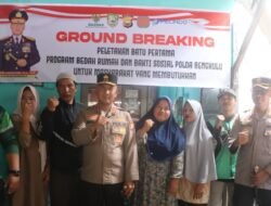 Wujudkan Hunian Layak, Kapolda Bengkulu Irjen Pol. Mardiyono Letakkan Batu Pertama Bedah Rumah ke-67