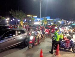 Jalan S. Parman Dipadati Kendaraan, Dishub Kota Bengkulu Terapkan Rekayasa Lalu Lintas Car Free Night