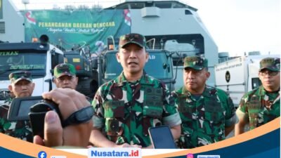 Pangdam I/Bukit Barisan Pantau Bongkar Bantuan Kasad untuk Korban Bencana di Belawan