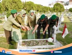Peringati HUT ke-75, Pendam I/BB Ziarah ke TMP Medan