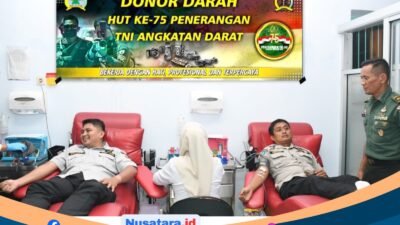 Penrem 081/DSJ Perkuat Kepedulian Sosial Lewat Donor Darah