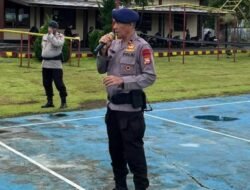 Latihan PHH Batalyon A Pelopor Fokuskan Disiplin dan Kekompakan Tim