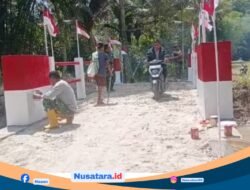Satgas Yonzipur I/DD Selesaikan Jembatan Aramco, Akses Warga Desa Janji Nauli Kembali Terhubung