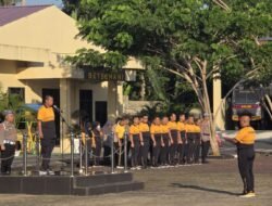 Kabid Propam Polda Bengkulu Pimpin Apel Olahraga, Tekankan Disiplin dan Keteladanan Personel