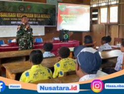 Satgas Yonif 751/VJS Tanamkan Bela Negara di SMP Pegunungan Bintang