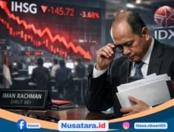 IHSG Anjlok, Dirut BEI, Iman Rachman Mundur