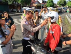 Humanis dan Preventif, Ditlantas Polda Bengkulu Ajak Pengendara Tertib Berlalu Lintas