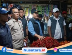 Sidak Pasar Jelang Ramadan, Harga Bapok Bengkulu Terkendali