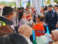 Tinjau Huntara dan Beri Bantuan Buat Korban Bencana di Tapanuli Tengah, Titiek Soeharto Apresiasi Polri