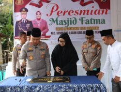 Kapolda Bengkulu Resmikan Masjid Fatma, Wujud Bhayangkara Jelajah Berkah di Bengkulu Tengah