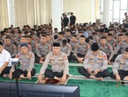 Melalui Binrohtal, Polda Bengkulu Perkuat Nilai Keimanan dan Pengabdian