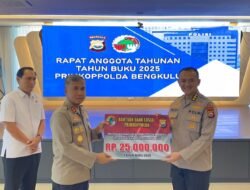 Kapolda Bengkulu Buka Rapat Anggota Tahunan Primkop Polda Bengkulu Tahun Buku 2025