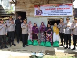 Kapolda Bengkulu Ground Breaking Bedah Rumah ke-69, Wujud Kepedulian Polri terhadap Masyarakat