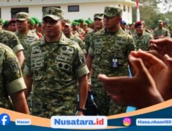Danpuslatpur Dampingi Menhan Pastikan Kesiapan Yonif TP 892