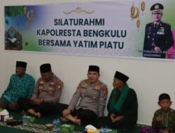 Kapolresta Bengkulu Silaturahmi Bersama Anak Yatim Piatu