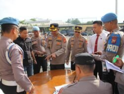 Polda Bengkulu Gelar Pengecekan Pemegang Senpi Dinas Terhadap Personel Polda Bengkulu