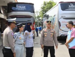 Kapolda Bengkulu Pastikan Keselamatan Mudik Lebaran dengan Rampcheck Angkutan Lebaran Tahun 2026