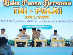 Buka Puasa Bersama TNI-Polri, Kapolri Tegaskan Sukseskan Program Presiden