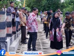 Wagub Mian Gerak Cepat Tinjau Jembatan Amblas di Air Merah