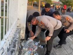 Wujud Kepedulian Lingkungan, Kapolresta Bengkulu Pimpin Program ASRI dan GEMPITA Pasca Aksi Unras