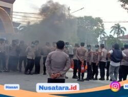 Demo Mahasiswa Bengkulu Ricuh, Paksa Masuk DPRD Tuntut Revisi UU TNI