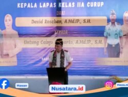 Sertijab Kalapas Curup, David Pindah Tugas ke Aceh