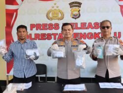 Polresta Bengkulu Ungkap 6 Kasus Narkotika, Barang Bukti Sabu dan Ganja Disita