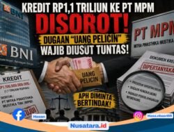 Kredit Fantastis Rp1,1 Triliun Jadi Sorotan! Dugaan Kongkalikong Harus Dibongkar